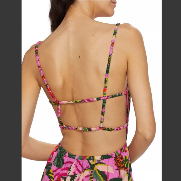 Farm Rio: Leopard Forest Midi Dress - Picture 4 of 9